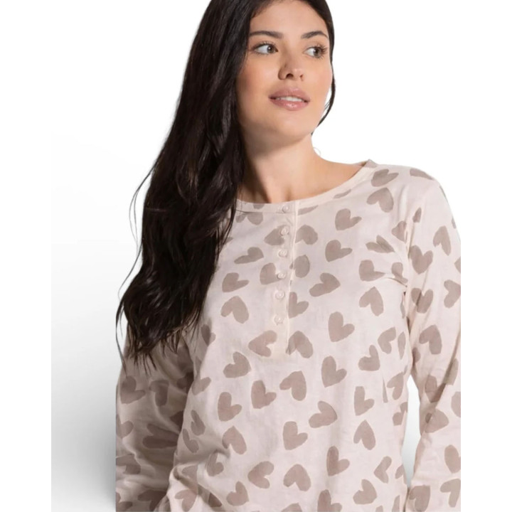 PIGIAMA DONNA ML COTONE LOVE