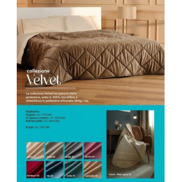 Trapunta invernale singola in soffice velluto modello Velvet firmata Biancaluna