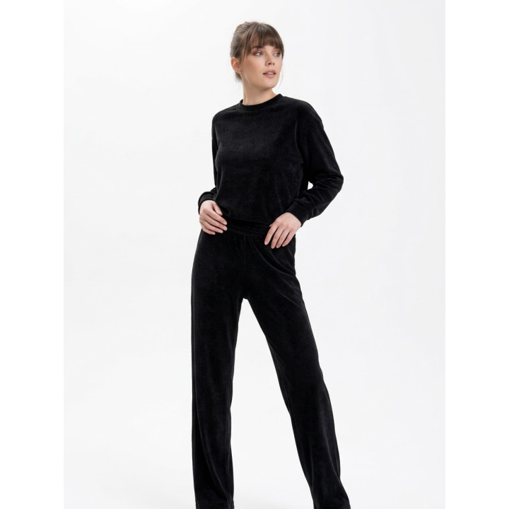 TUTA DONNA INVERNALE IN CINIGLIA - NERA - TAGLIE S/M/L Pi jump