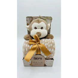 Set peluche con plaid 75x90