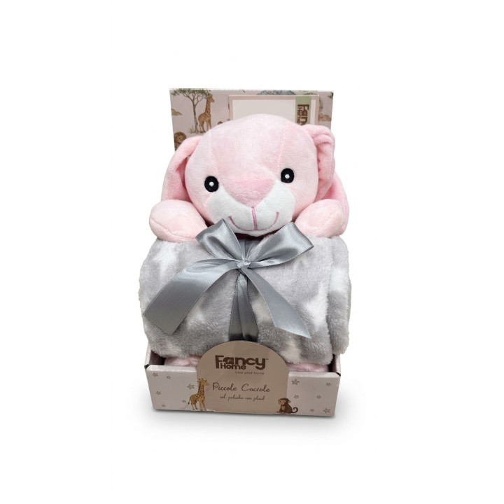 Set peluche con plaid 75x90