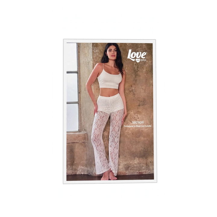PANTALONE IN PIZZO LOVE