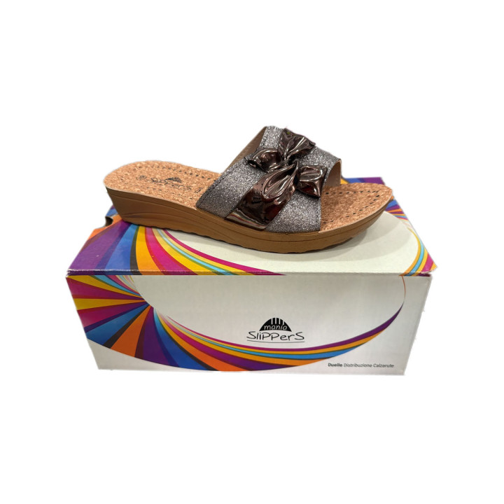 SLIPPERS SANDALO DONNA SILVER