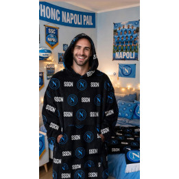 Poncho SSC Napoli in coral