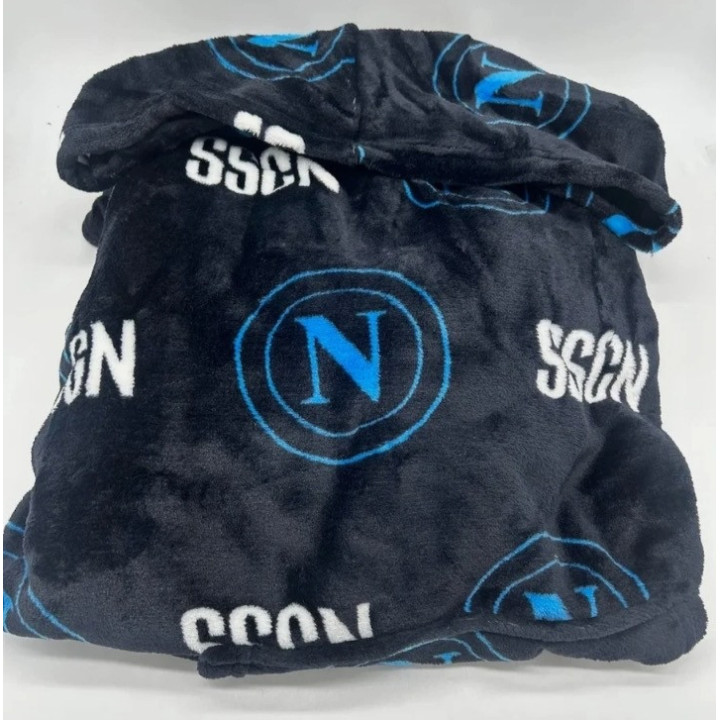 Poncho SSC Napoli in coral