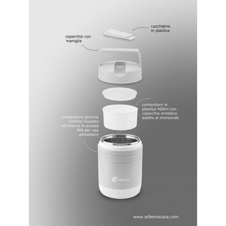 ARBEMA PORTAVIVANDE 1200ML