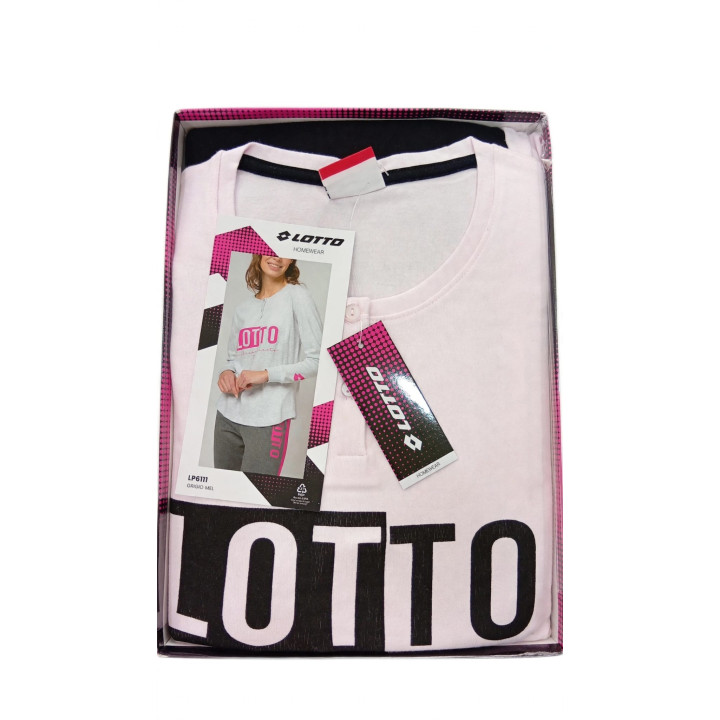 Pigiama lotto donna caldo cotone