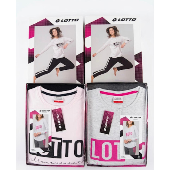 Pigiama lotto donna caldo cotone