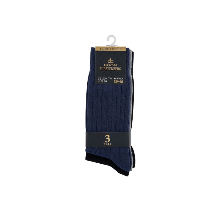 CALZA CORTA  39/46 ASS CALDO COTONE