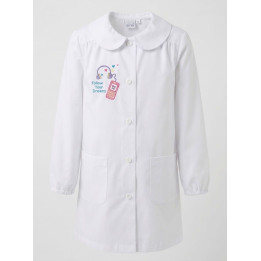 GREMBIULE SIGGI BIMBA BIANCO