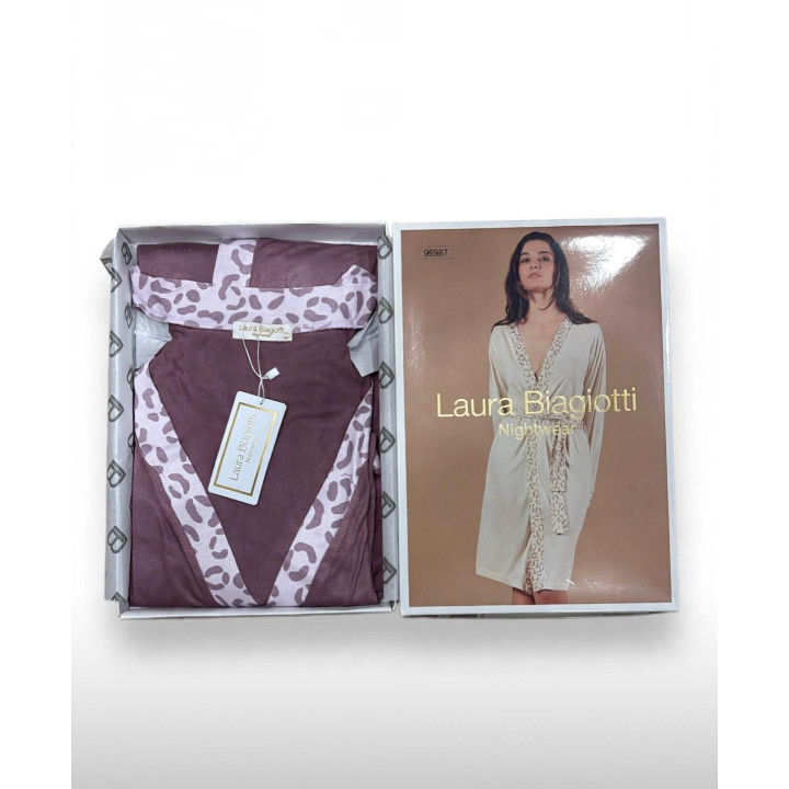 Vestaglia donna serafino LAURA  BIAGIOTTI 100% cotone