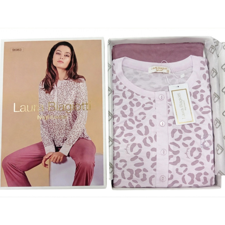 Pigiama donna serafino LAURA BIAGIOTTI 100% cotone