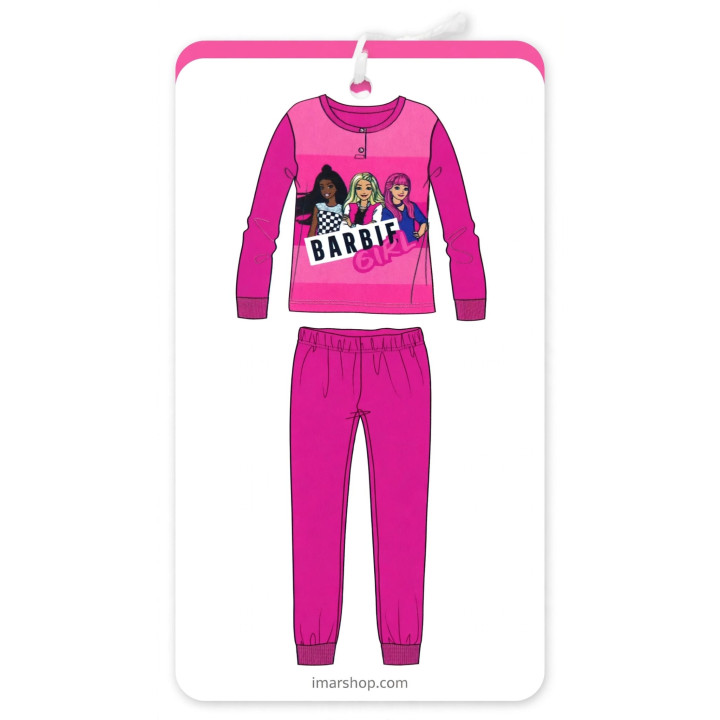 Pigiama bimba caldo cotone barbie