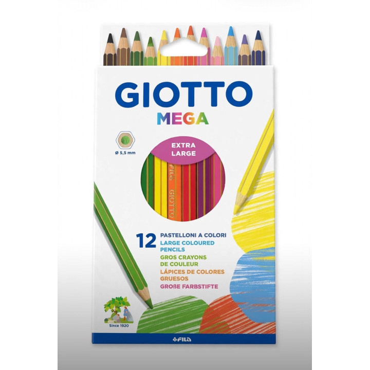 Pastelli Giotto MEGA PZ.12